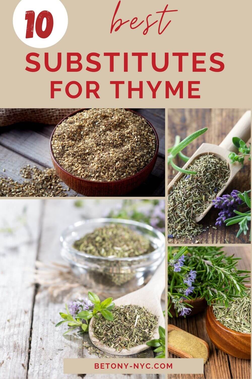 10 Substitutes For Thyme To Use In A Recipe (Fresh & Dried Herbs)