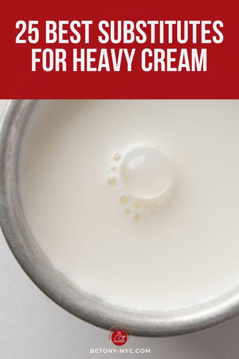 25 Best Substitutes for Heavy Cream Betony