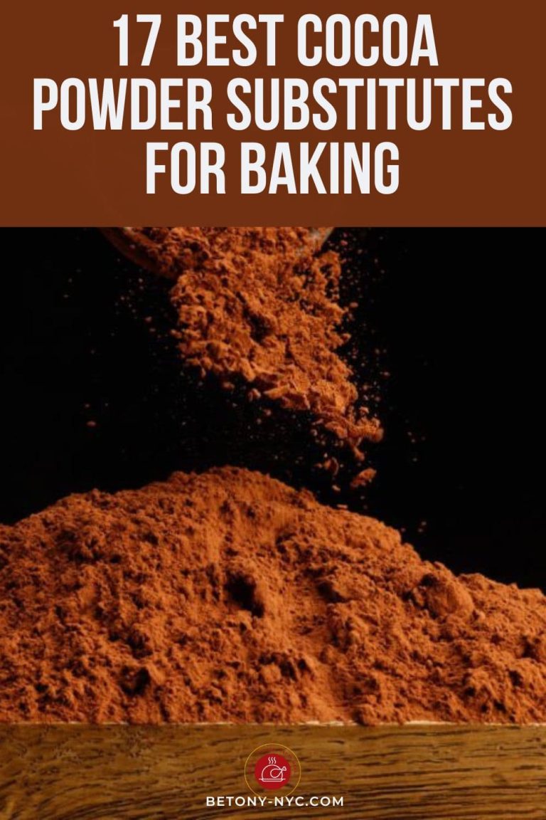 17 Best Cocoa Powder Substitutes for Baking Betony