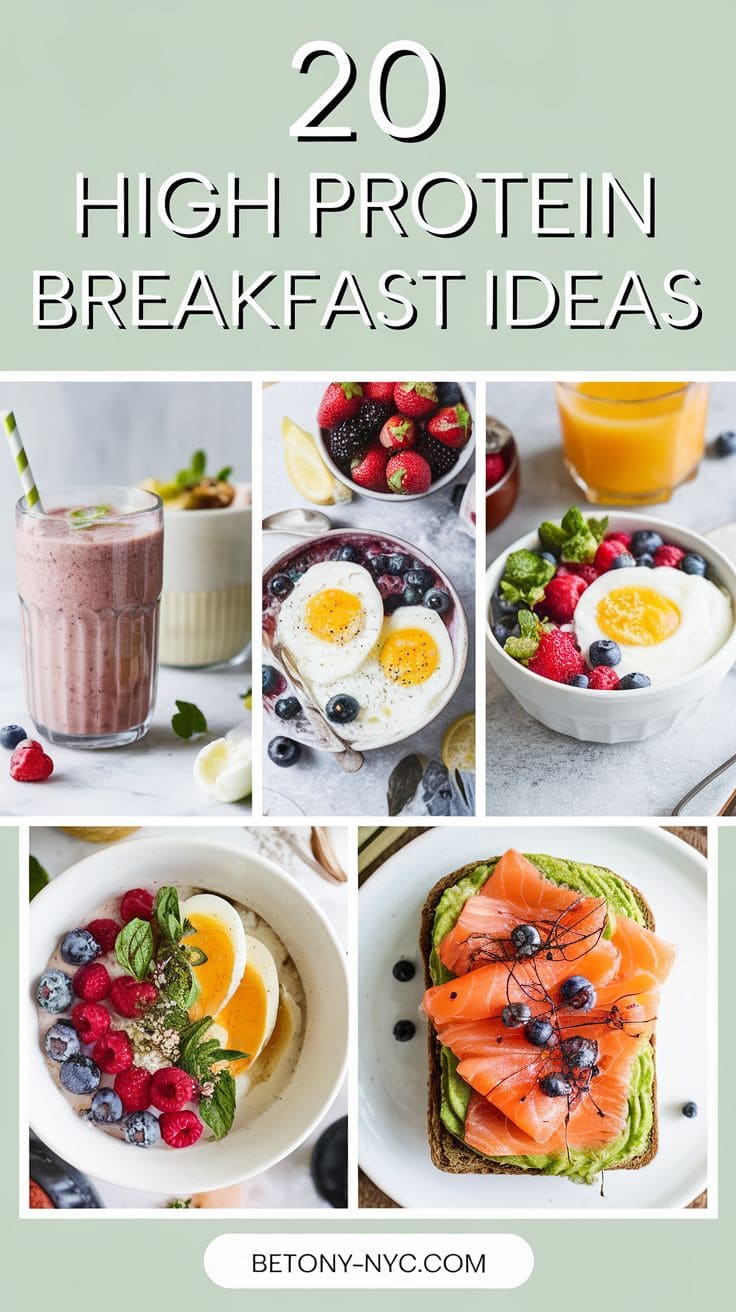 20 High Protein Breakfast Ideas to Kickstart Your Day - Betony